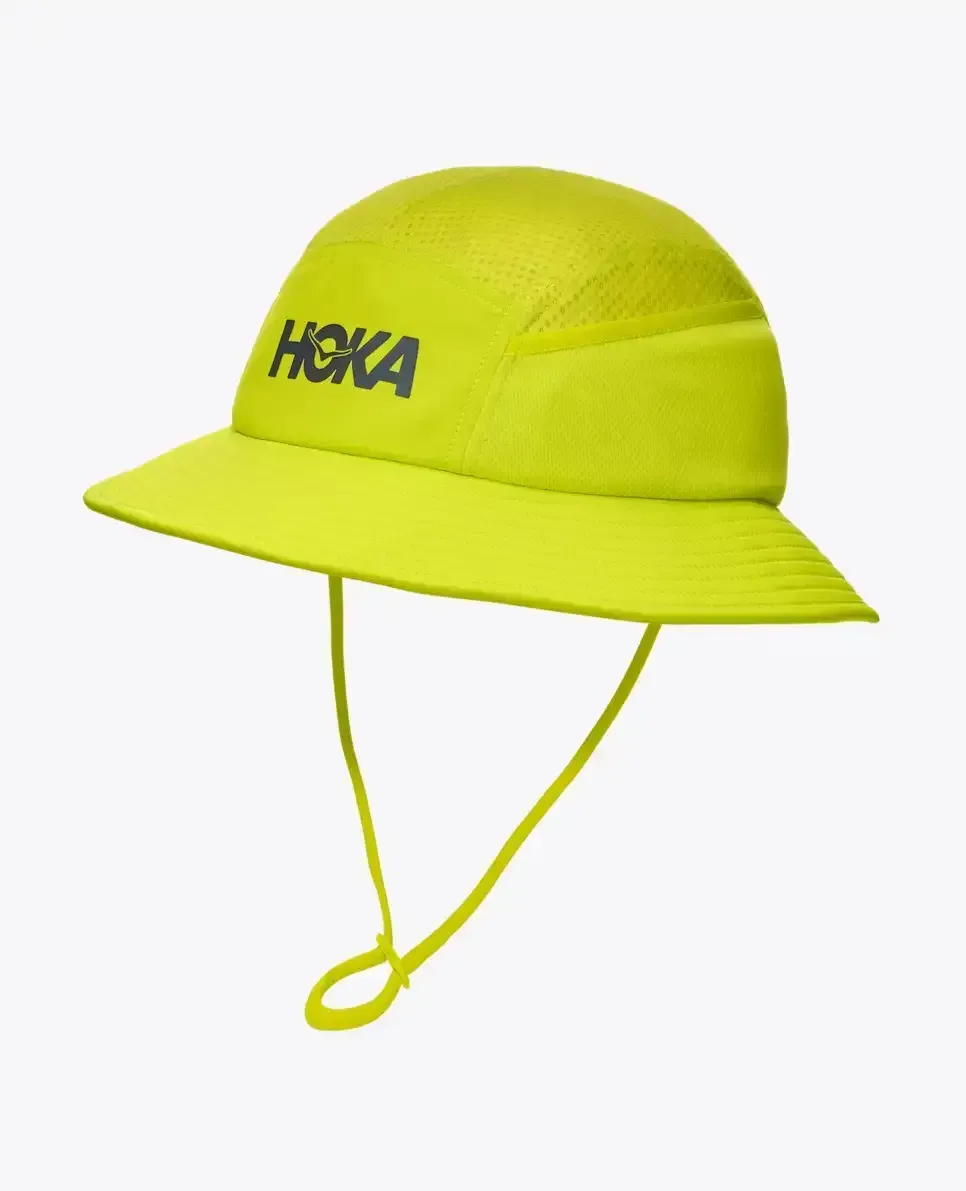 HOKA Adventure Hat 2.0 Sonnenhut HOKA Zitrus Media front view