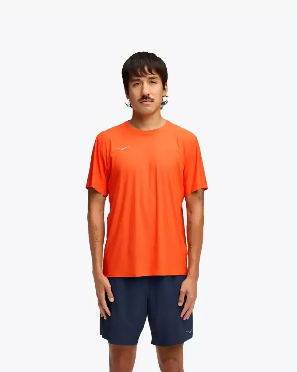 HOKA Airolite Kurzarmshirt 2.0 Lavarot Media front view