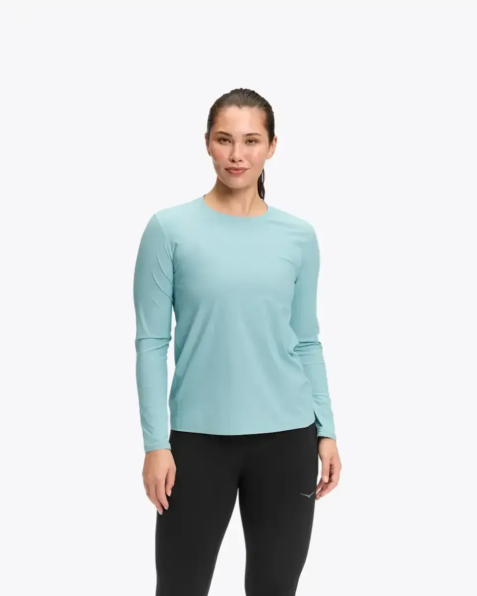 HOKA Airolite Langarmshirt 2.0 Regentropfen Damen Media front view