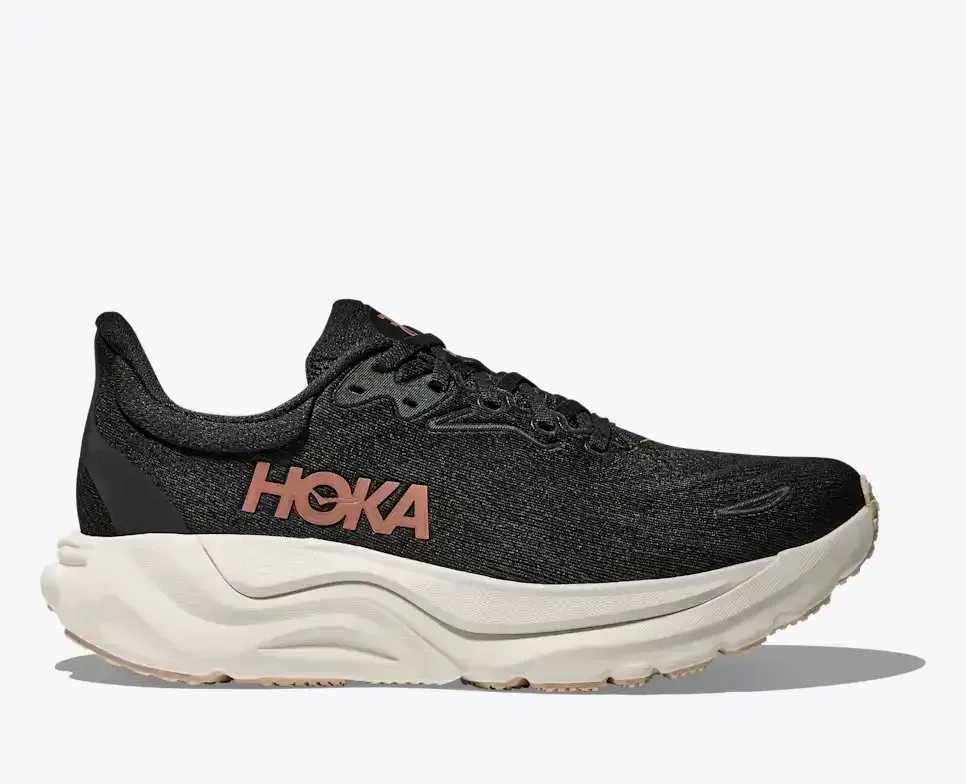 HOKA Arahi 8 Black Rose Gold Damen Media front view
