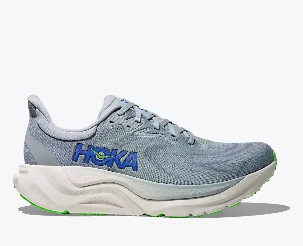 HOKA Arahi 8 Mineral Blue Washed Blue Media front view