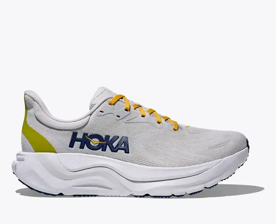 HOKA Arahi 8 Stardust Cosmic Grey Media front view