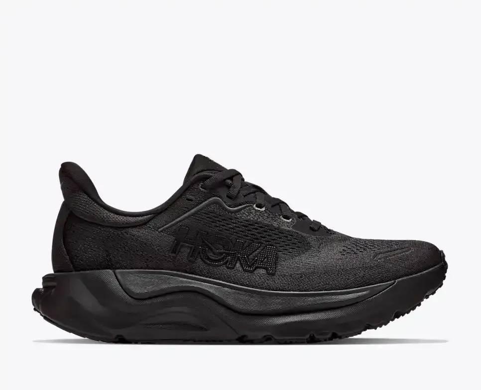 HOKA Arahi 9 Black Damen Media front view