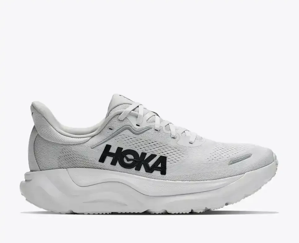 HOKA Arahi 9 Cosmic Grey Stardust Media front view