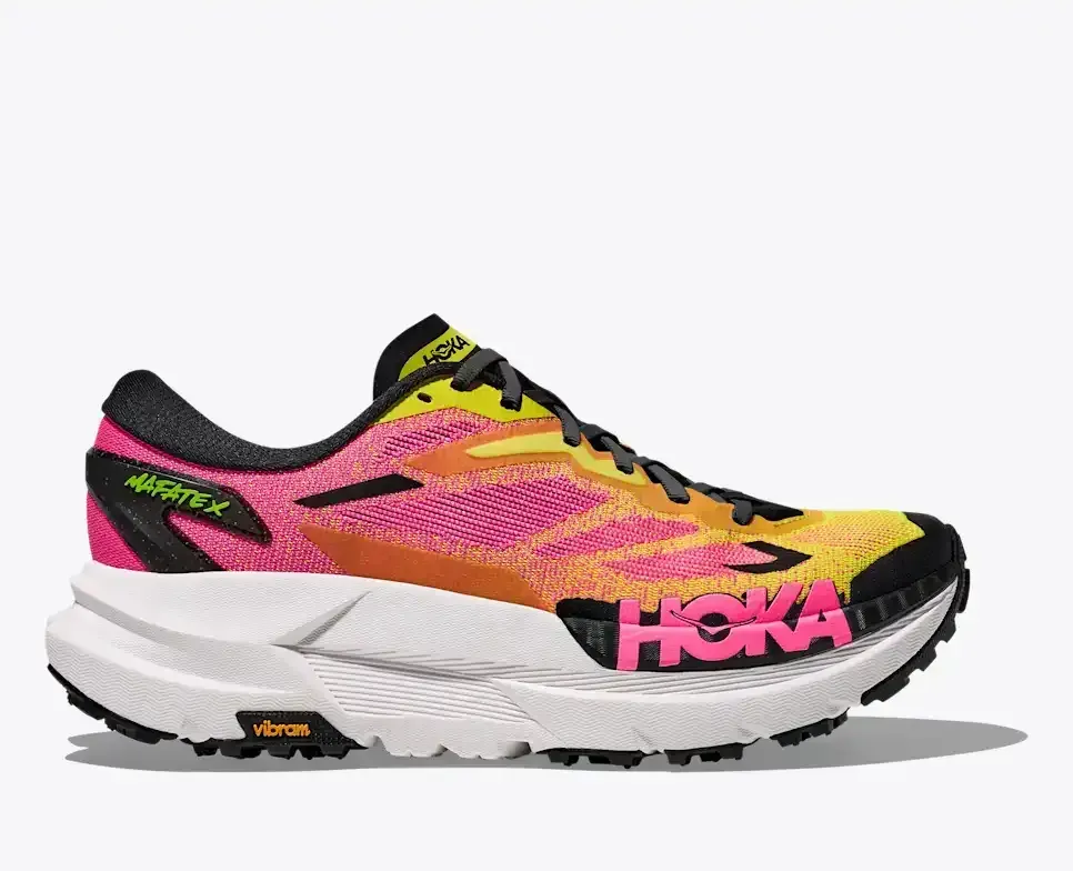 HOKA Body X Neon Hoka Citrus Neon Rose Media front view
