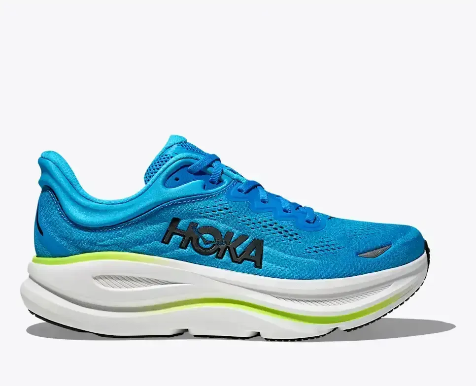 HOKA Bondi 9 Skyward Blue Hoka Blue Media front view