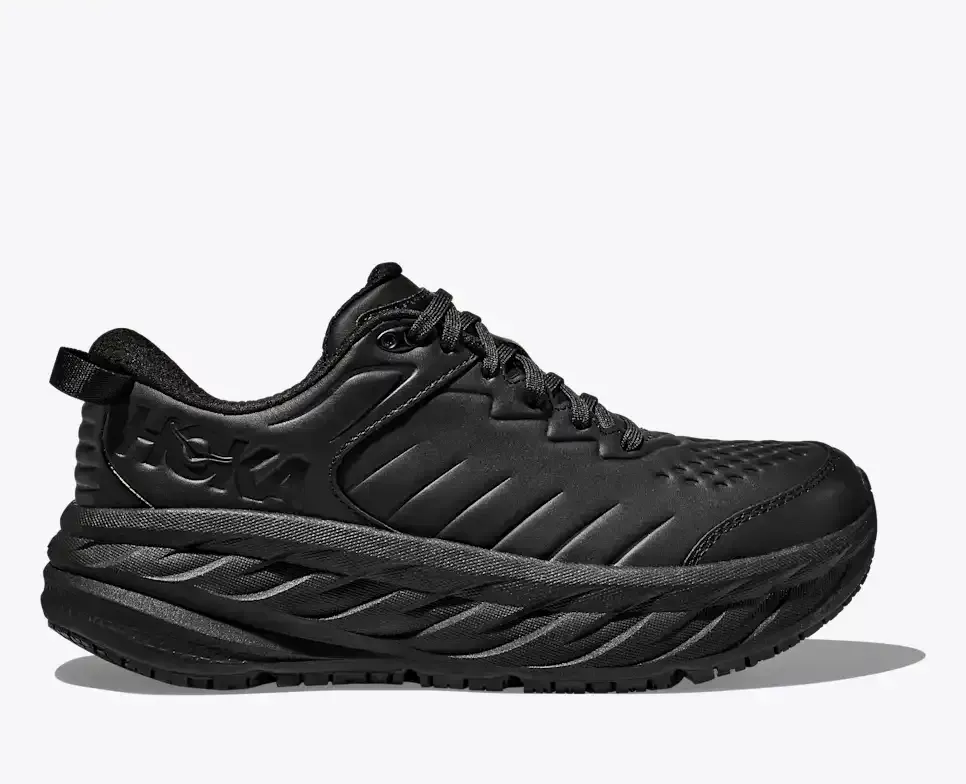 HOKA Bondi SR Schwarz Media front view