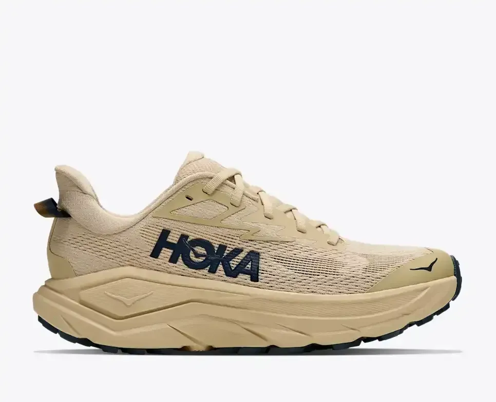 HOKA Challenger 8 Barley Flour Faded Navy (Damen) Media front view