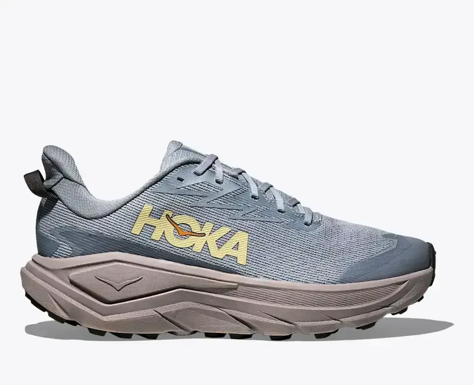 HOKA Challenger 8 GORE-TEX Washed Blue Cement Media front view