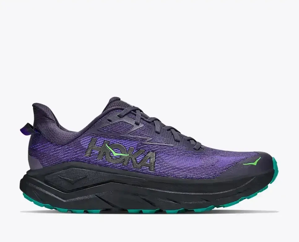 HOKA Challenger 8 Squid Ink Schwarz Media front view