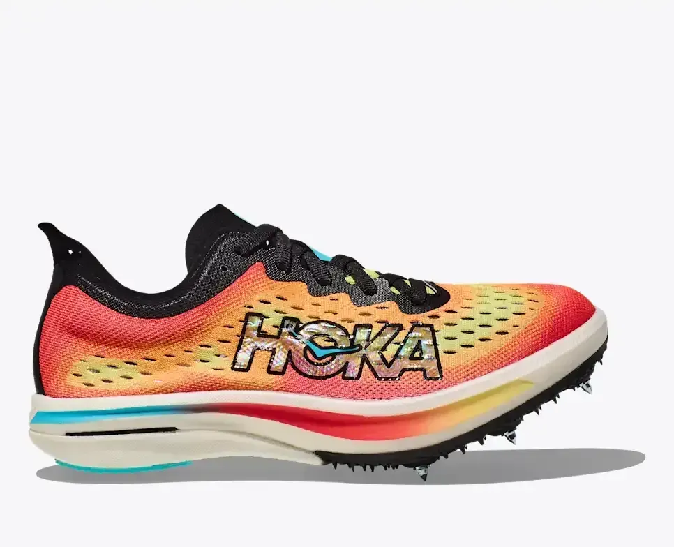 HOKA Cielo FLYX Black Yuzu Media front view
