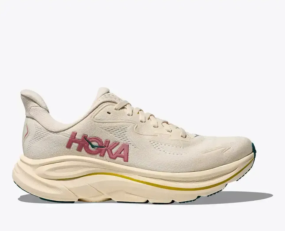 HOKA Clifton 10 Birch Alabaster (Damen) Media front view