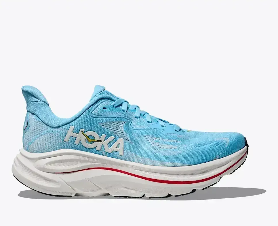 HOKA Clifton 10 Soaring Blue Frost (Damen) Media front view