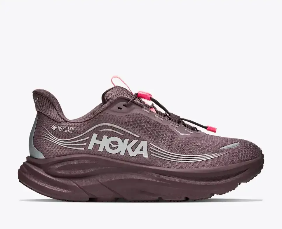 HOKA Clifton 11 GORE-TEX Honeycomb Alabaster (Damen) Media front view