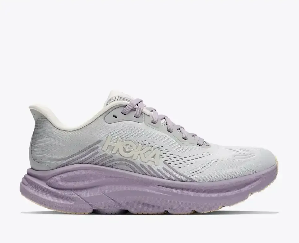 HOKA Clifton 11 Stardust Mellow Lilac (Damen) Media front view