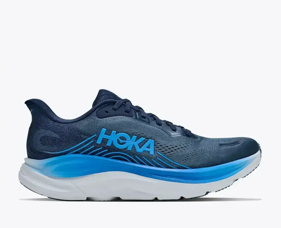 HOKA Clifton 11 Varsity Navy Media front view