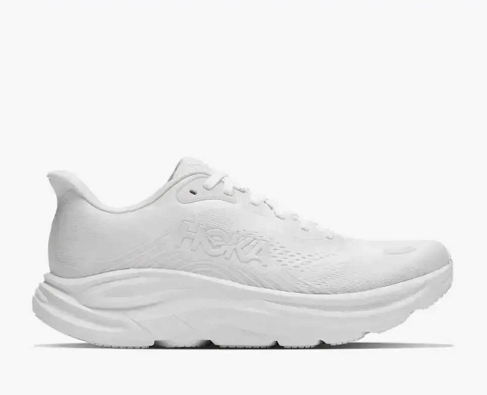 HOKA Clifton 11 Weiß (Damen) Media front view