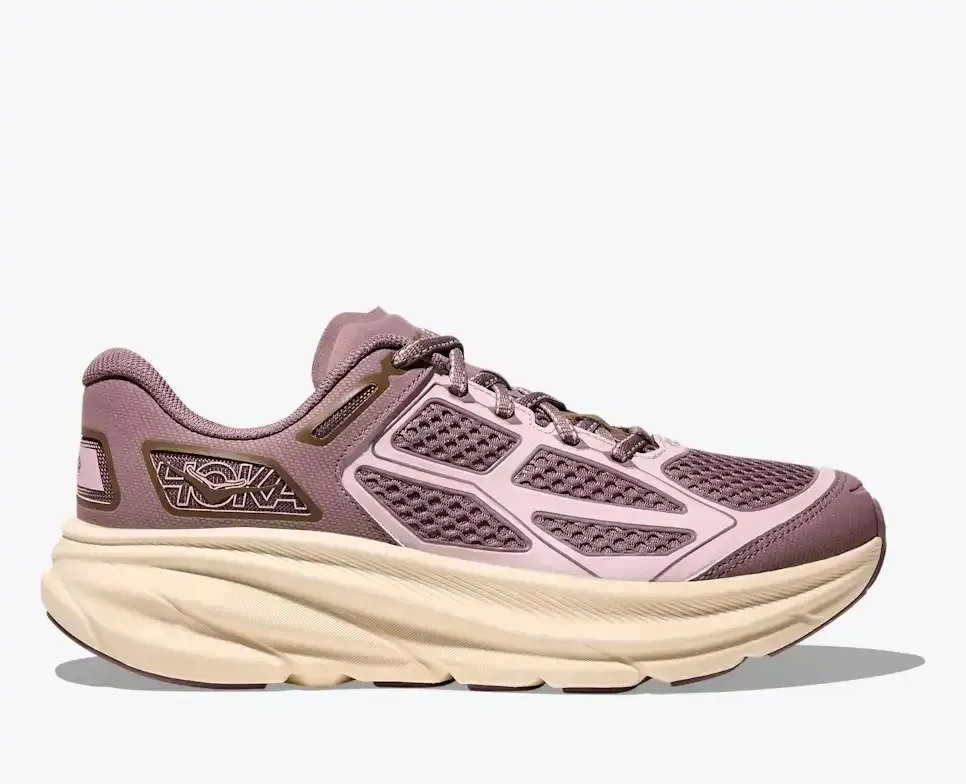 HOKA Clifton One9 Classic Mauve Carnation Media front view
