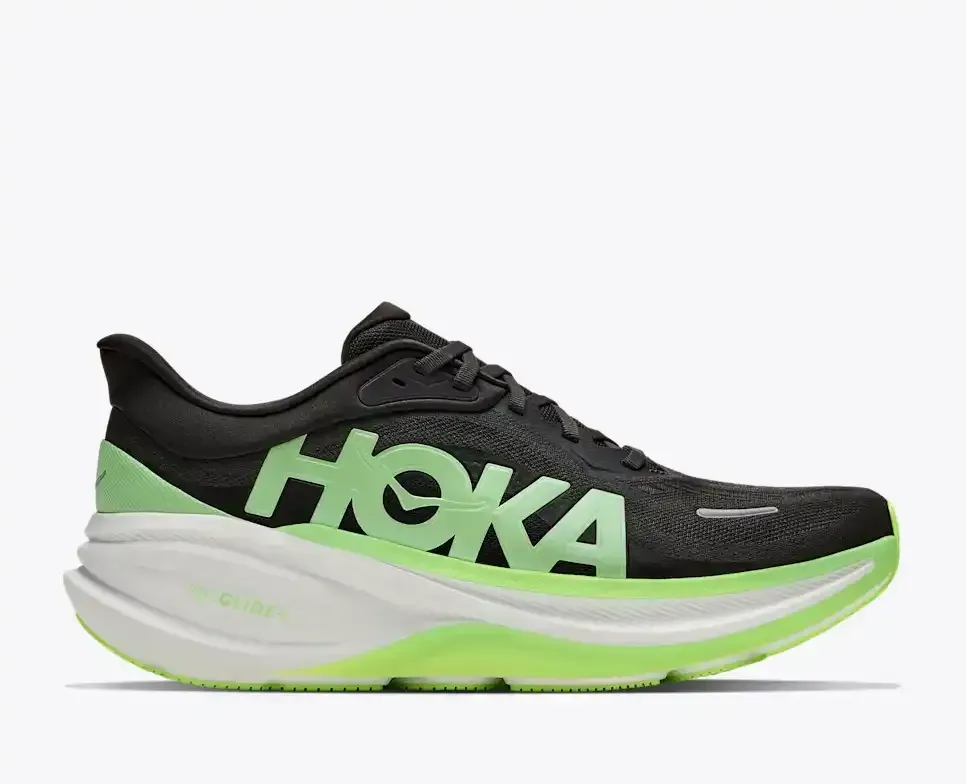 HOKA Clifton PRO Carbon Black Tart Apple Media front view