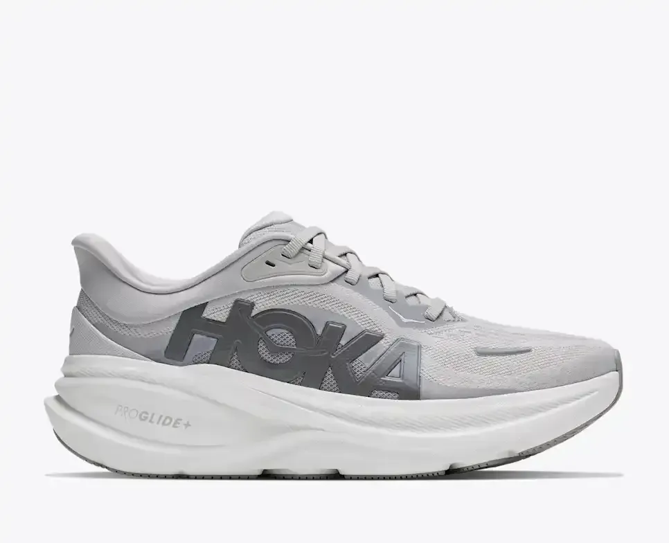 HOKA Clifton PRO Stardust Stellar Grey (Damen) Media front view