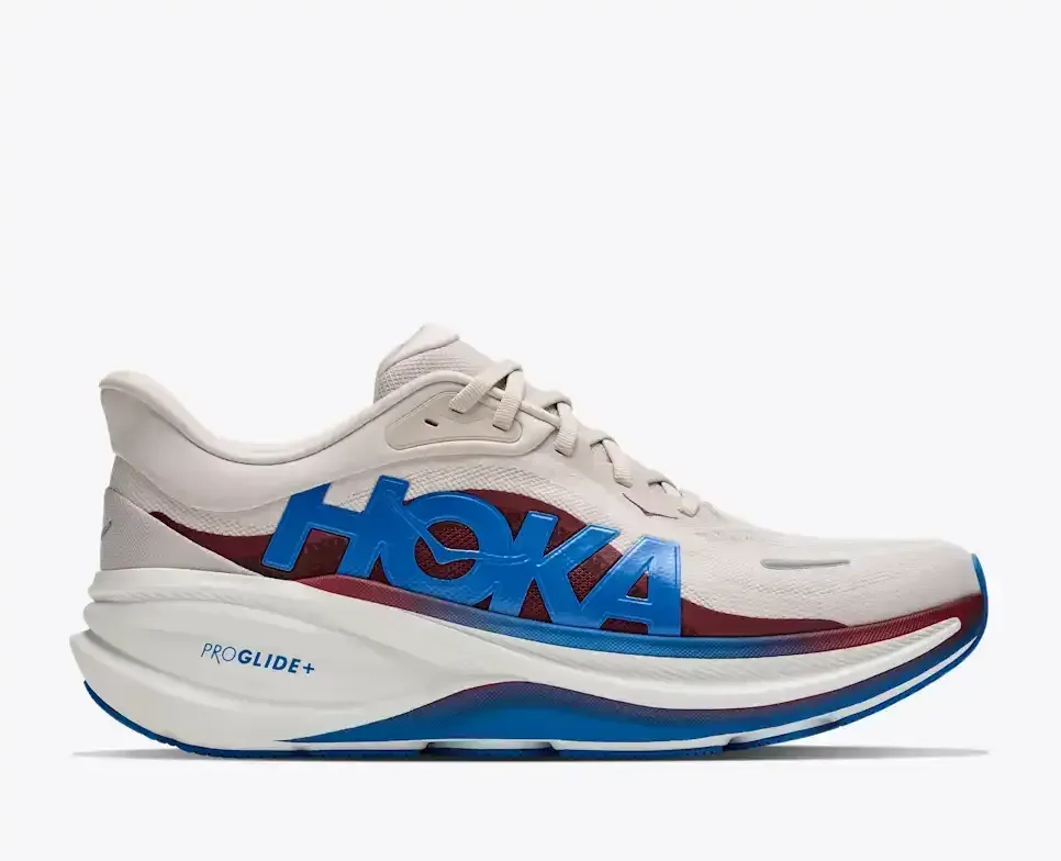 HOKA Clifton PRO Stucco Virtual Blue Media front view
