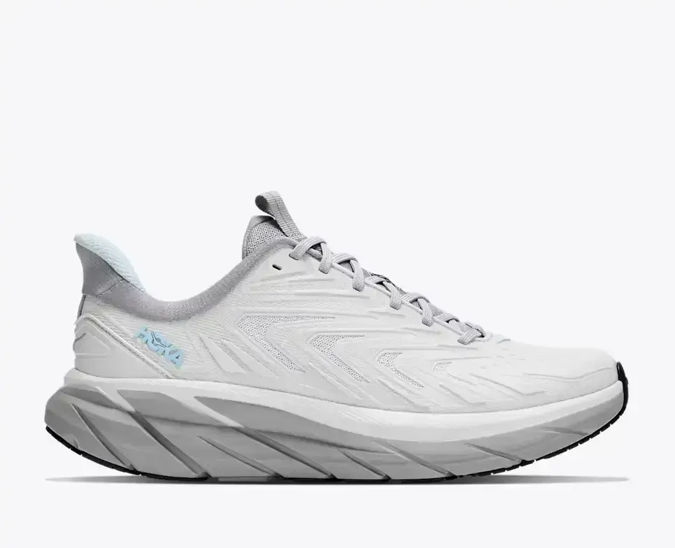 HOKA Clifton UTL Cosmic Grey Stellar Grey (Damen) Media front view