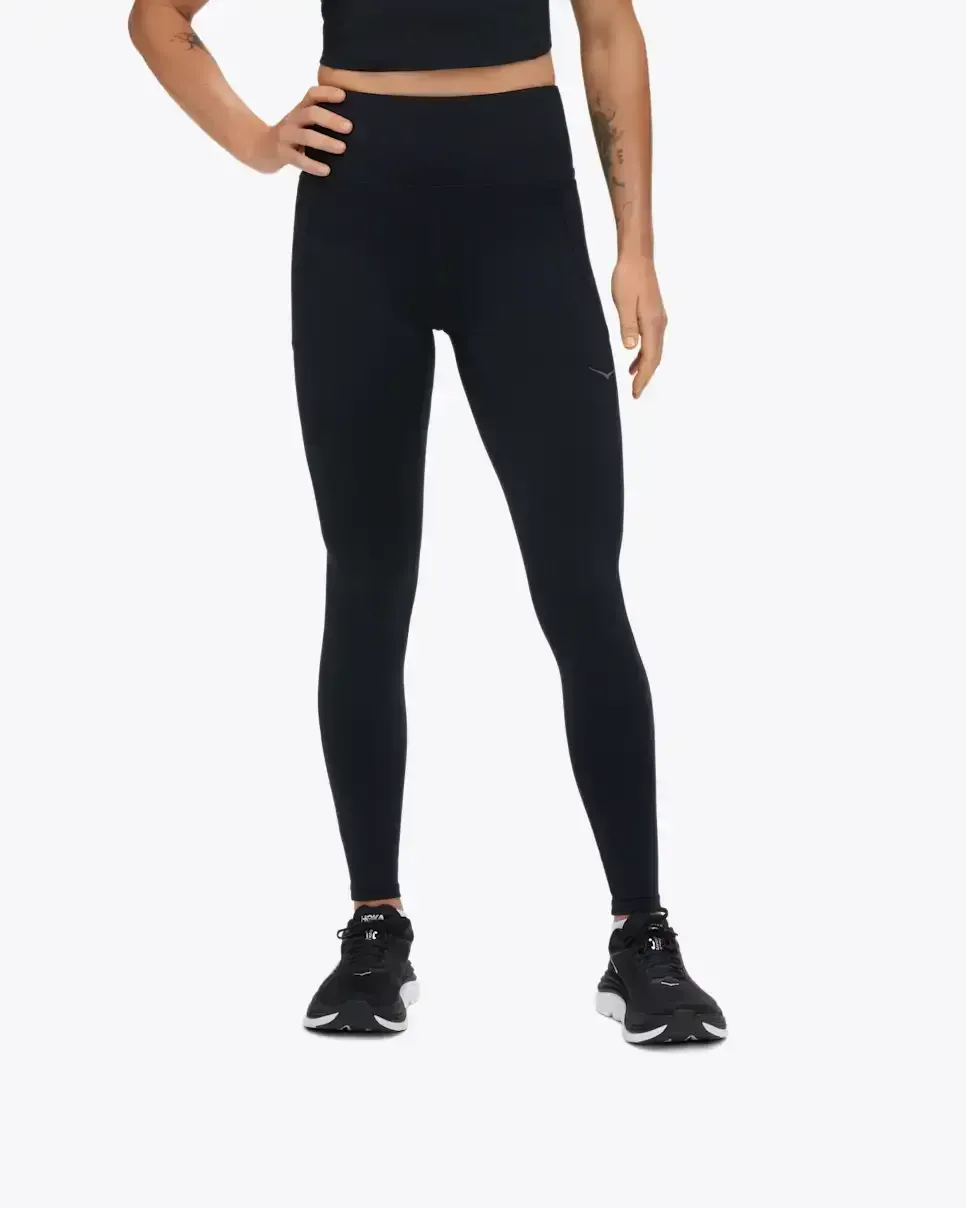 HOKA Elaro Knit Tight 27″ Schwarz Media front view
