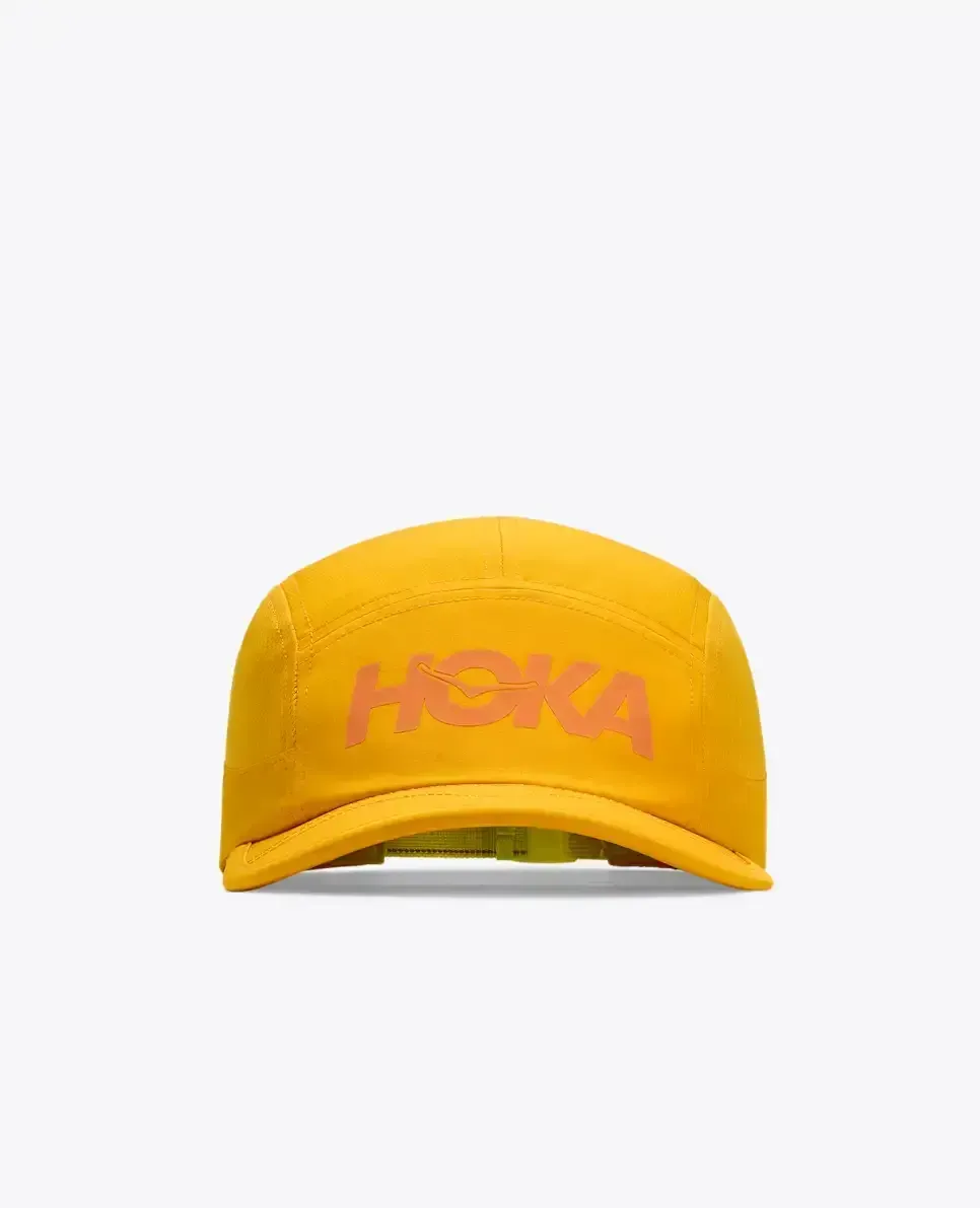 HOKA Hoka Run Hat Eigelb Media front view
