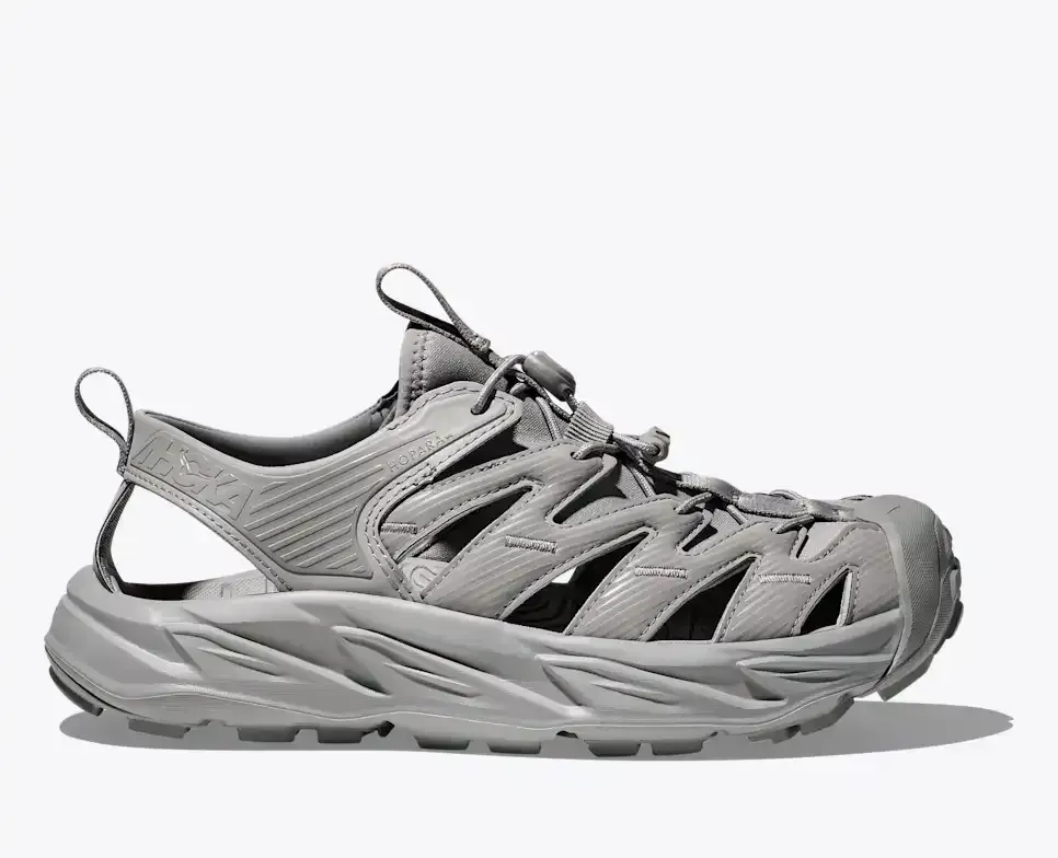 HOKA Hopara Stellar Grey Media front view