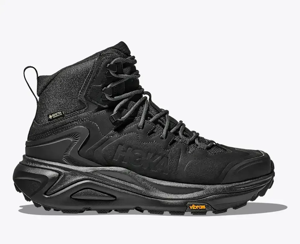 HOKA Kaha 3 Mid GORE-TEX Schwarz Media front view