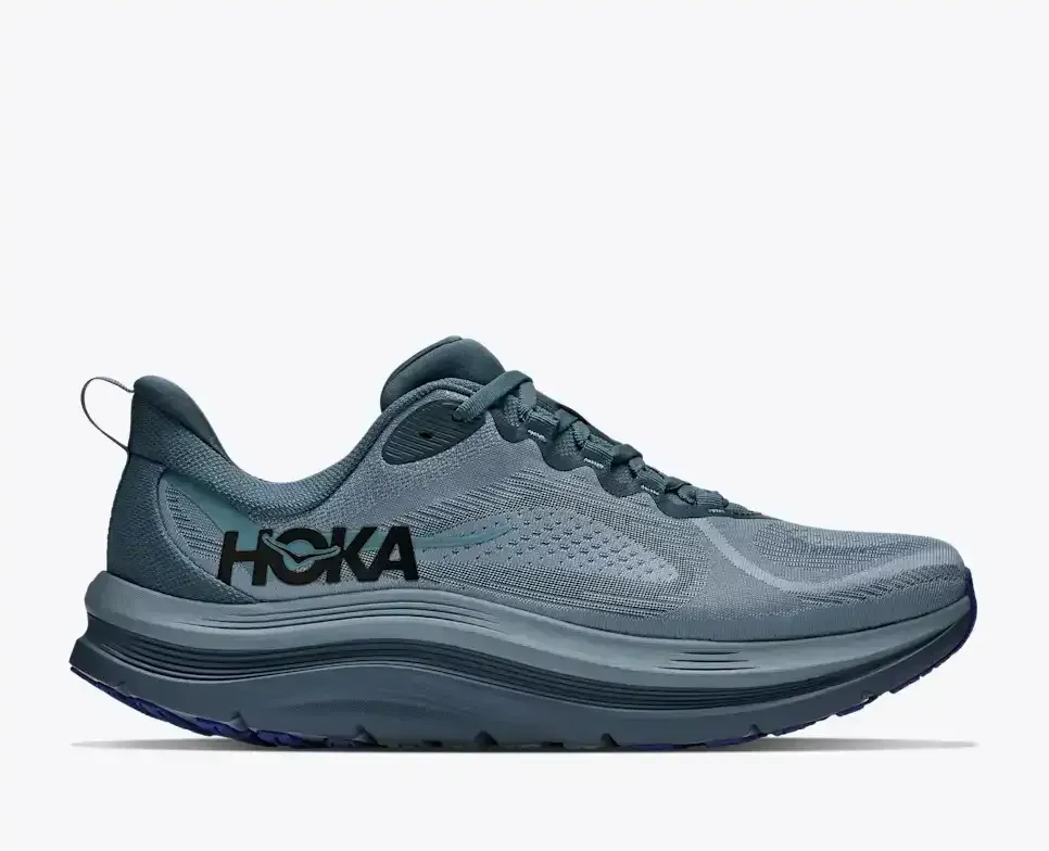 HOKA Kawana 3 Faded Navy Electric Aqua Media front view
