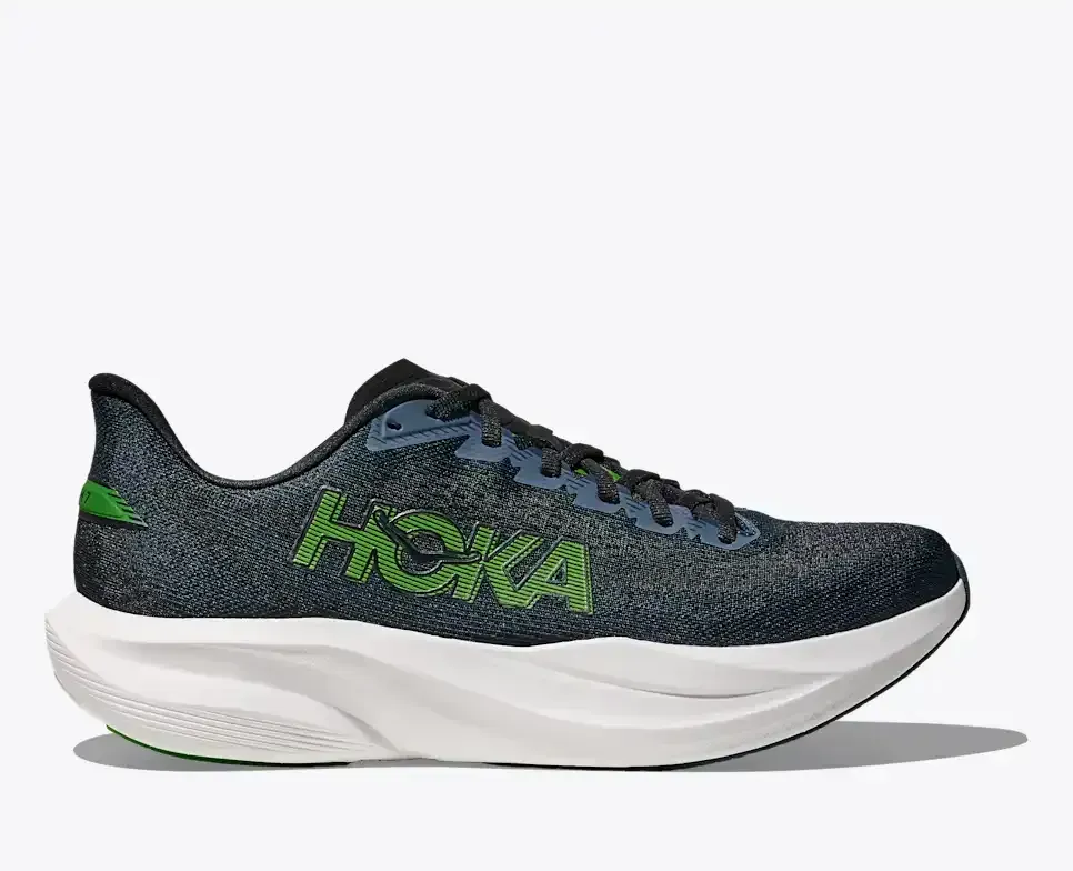 HOKA Mach 7 Varsity Navy Faded Navy Media front view