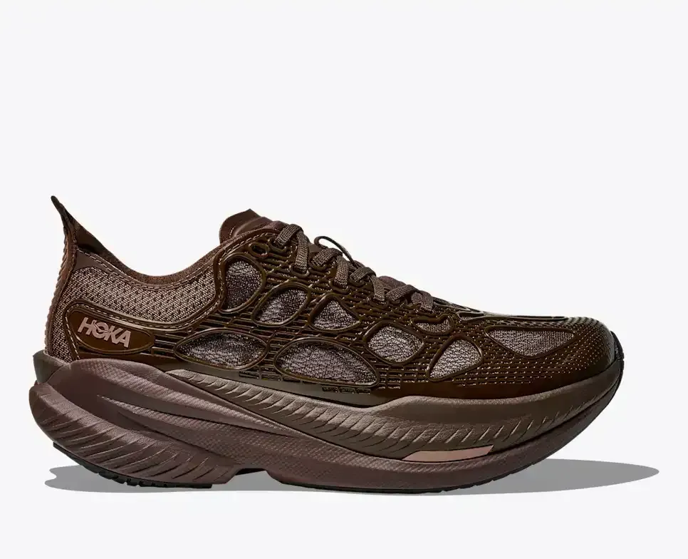 HOKA Mach X Caged Walnut Soaring Blue Media front view
