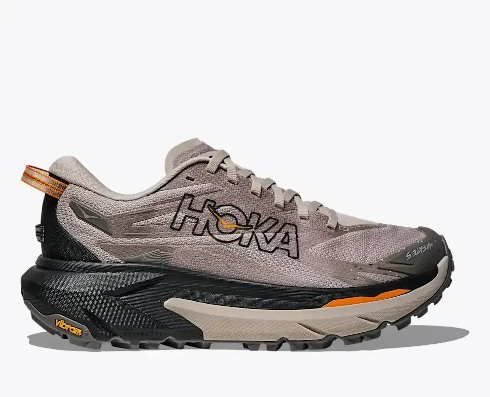 HOKA Mafate 5 Putty Black (Damen) Media front view