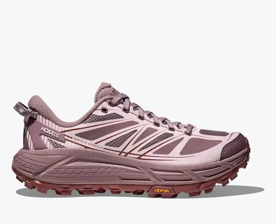 HOKA Mafate Speed ​​2 Classic Mauve Nelke Media front view