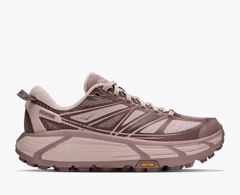 HOKA Mafate Speed ​​2 Pink Opal Quarzit Media front view