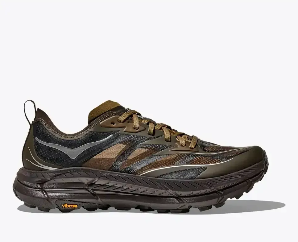 HOKA Mafate Speed ​​4 Lite Baumrinde Gusseisen Media front view