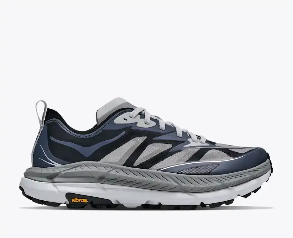 HOKA Mafate Speed ​​4 Lite Black Stardust Media front view