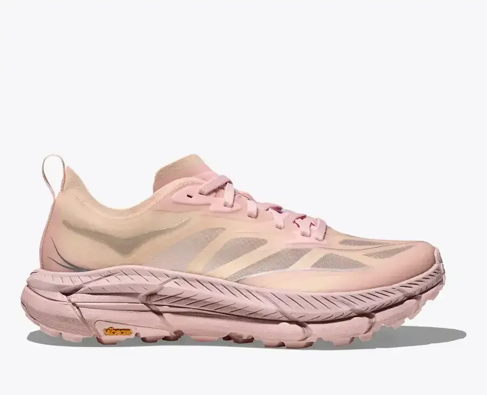 HOKA Mafate Speed ​​4 Lite Rose Tea Rose Latte Media front view