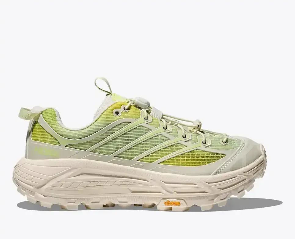 HOKA Mafate Three2 Trüffelsalz Sauer Zitrone Media front view