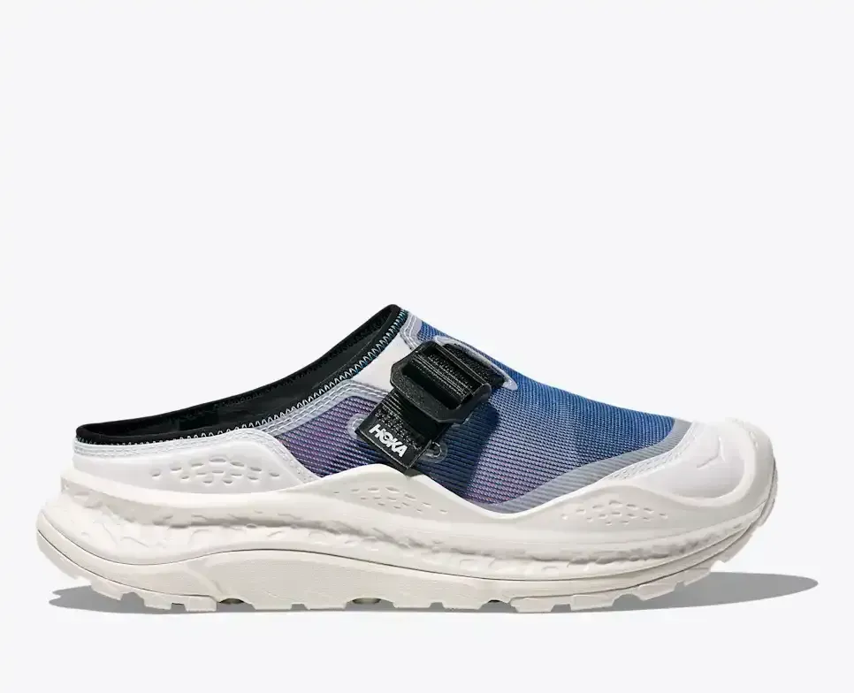 HOKA Ora Primo EXT CS Frost Neon Sky Media front view