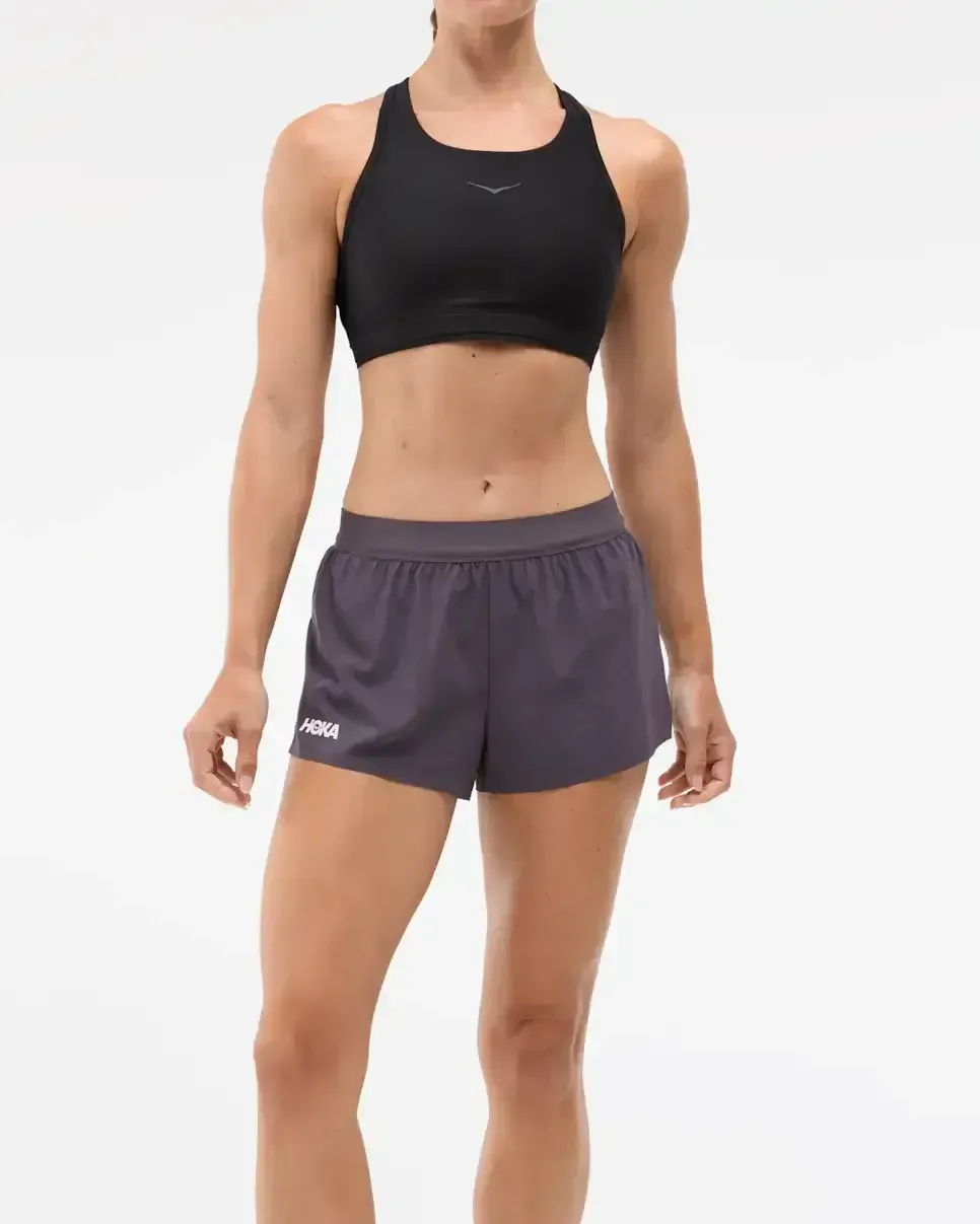 HOKA Race Day Split Short Squid Ink (Damen) Media front view
