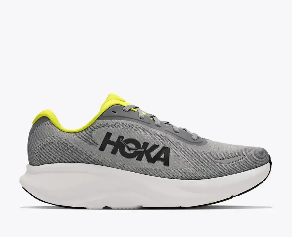 HOKA Rincon 5 Galactic Grey HOKA Citrus Media front view