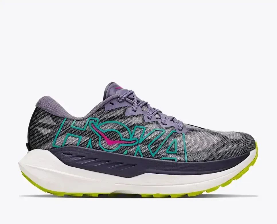 HOKA Rocket X Trail Purple Fog Hoka Citrus (Damen) Media front view