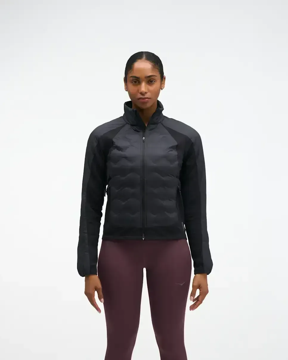 HOKA SkyFill Isolierte Jacke Schwarz (Damen) Media front view