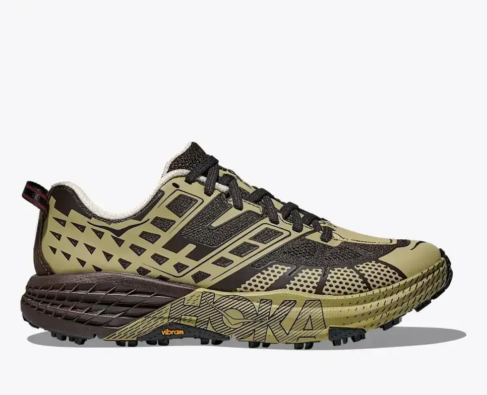 HOKA Speedgoat 2 Gusseisen Hafergras Media front view