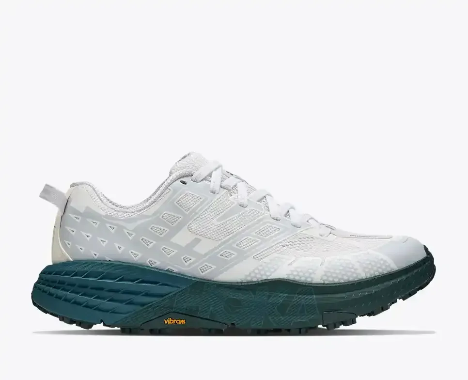 HOKA Speedgoat 2 Osmic Grey Bay Leaf Media front view