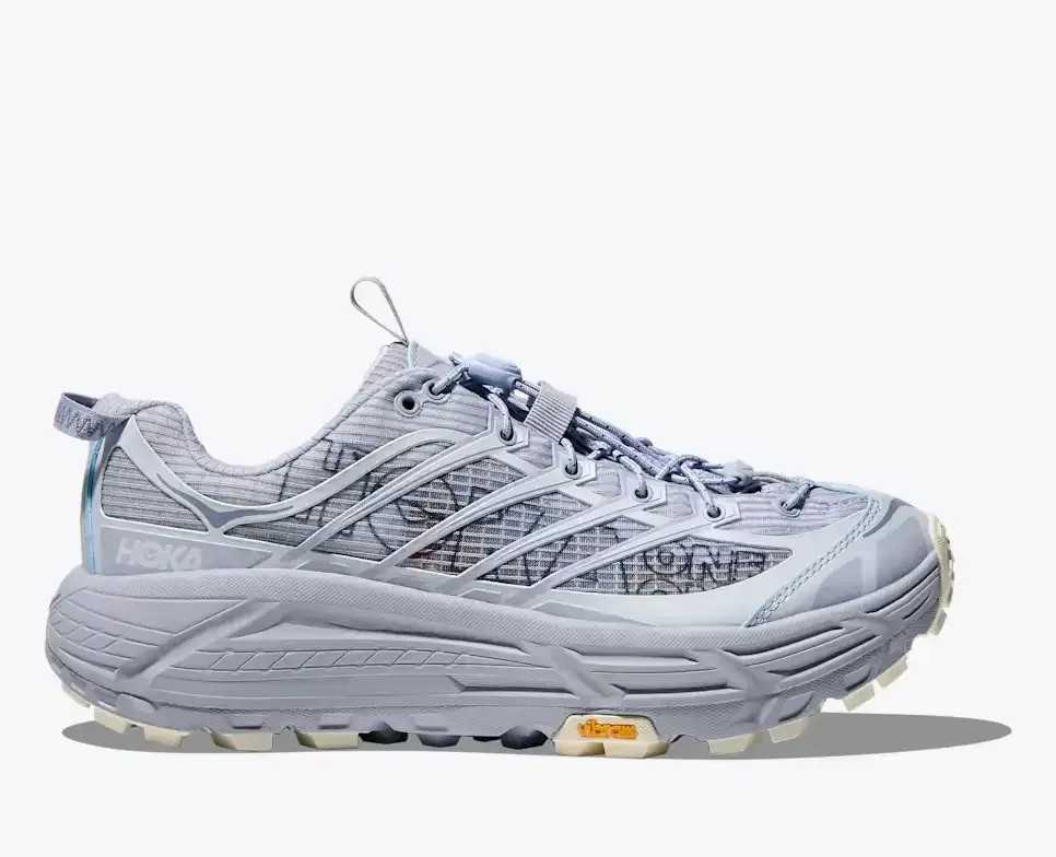 HOKA Stealth/Tech Bondi 8 Caged Gull Pale Dusk Media front view