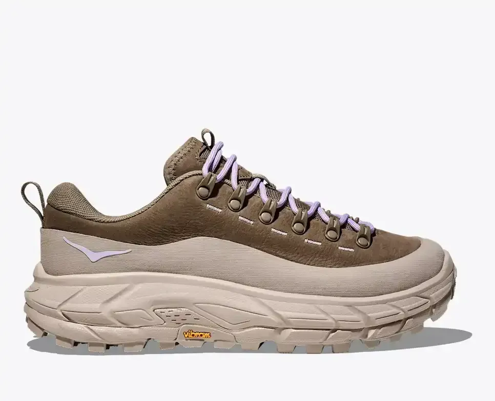 HOKA Tor Summit Light Roast Putty Media front view