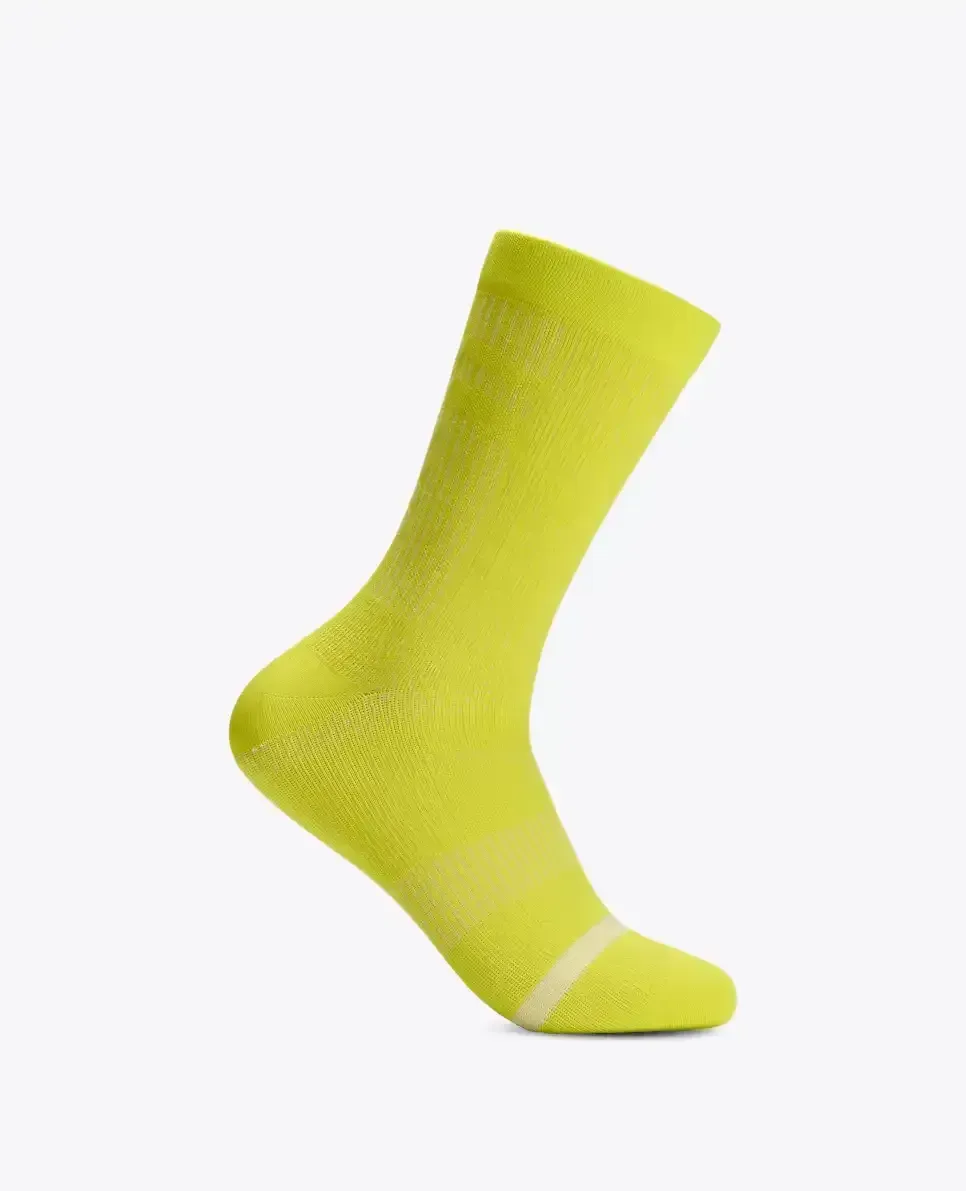 HOKA Trail Run Crew Socke Hoka Citrus Media front view